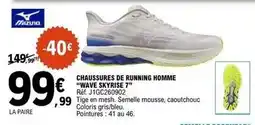E.Leclerc Sport Mizuno - chaussures de running homme offre