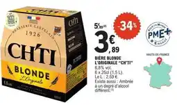 E.Leclerc Brasserie castelain - bière blonde l'originale offre