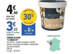 E.Leclerc E.leclerc - crème glacée offre