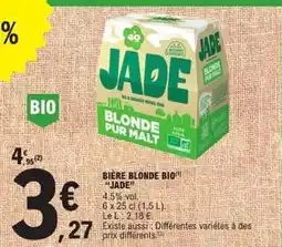 E.Leclerc Bière blonde bio offre