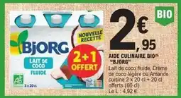 E.Leclerc Bjorg - aide culinaire bio offre