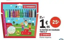 E.Leclerc Stabilo - 18 feutres de coloriage offre