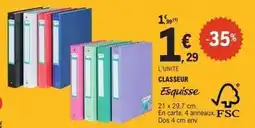 E.Leclerc Esquisse - classeur offre