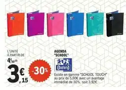 E.Leclerc Oxford - agenda school offre
