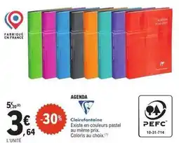E.Leclerc Clairefontaine - caairefonaine existe en couleurs pastel au mème prix coloris au choix offre