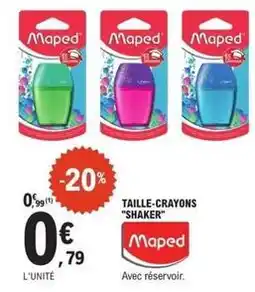 E.Leclerc Maped - taille-crayons shaker offre