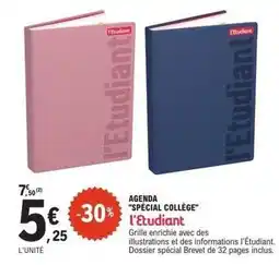 E.Leclerc Pagès - agenda special colleg offre