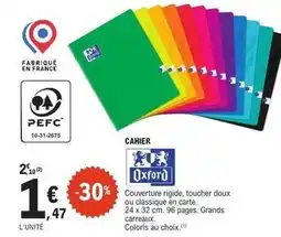 E.Leclerc Oxford - cahier offre