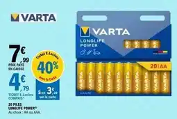E.Leclerc Varta - long life power offre