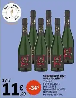 E.Leclerc Brut - vin mousseux offre