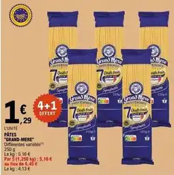 E.Leclerc Grand'mère - pâtes offre