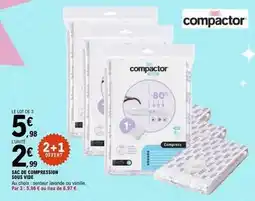 E.Leclerc Compactor - sac de compression sous vio offre