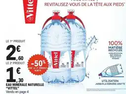 E.Leclerc Vittel - eau minerale naturelle offre
