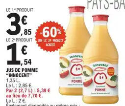 E.Leclerc Innocent - jus de pomme offre