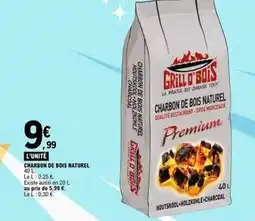 E.Leclerc Grill o'bois - charbon de bois naturel offre