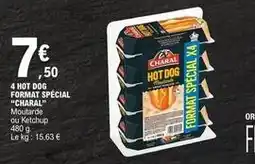 E.Leclerc Charal - 4 hot dog format spécial offre
