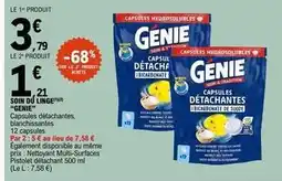 E.Leclerc Génie - soin du linge offre