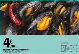E.Leclerc Moules de corde d'espagne offre