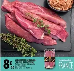 E.Leclerc Canard - aiguillettes de le clos des saveurs offre