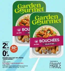 E.Leclerc Garden gourmet - bouchées soua et bé 100% végétal offre