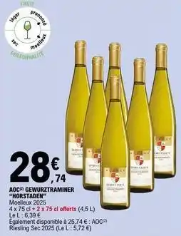 E.Leclerc Gewurztraminer - aoc offre