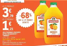 E.Leclerc Express Andros - jus d'oranges pressees offre découverte offre