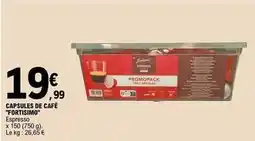 E.Leclerc Capsules de café offre