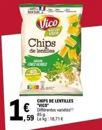 E.Leclerc Vico - chips de lentilles offre