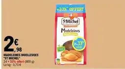 E.Leclerc St michel - madeleines moelleuses offre
