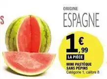 E.Leclerc Mini pastèque sans pepins offre