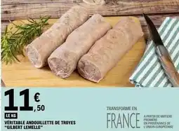 E.Leclerc Premiere. - ventable andouillette de troyes offre