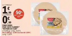 E.Leclerc Express Fonds ronds pour tarte flambee offre