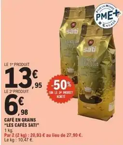 E.Leclerc Express Sati - café en grains offre