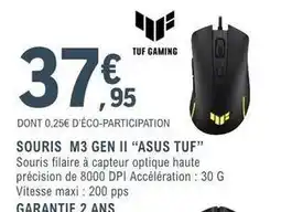 E.Leclerc Asus - souris m3 gen ii asus tuf offre
