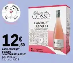 E.Leclerc Château - aoc cabernet d'anjou offre