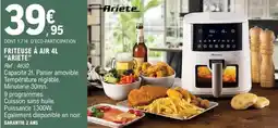 E.Leclerc Ariete - friteuse à air 4l offre