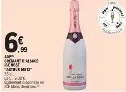 E.Leclerc Express Arthur metz - aop crémant d'alsace ice rose offre