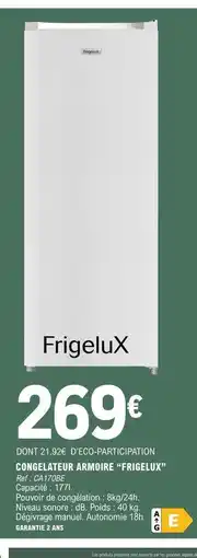 E.Leclerc Frigelux - congelateur armoire-fragelux offre