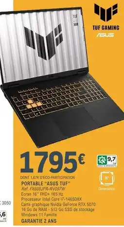 E.Leclerc Asus - portable offre