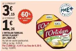 E.Leclerc Express Nestlé - l'ortolan familial offre