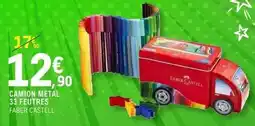 E.Leclerc Faber-castell - camion metal 33 feutres offre