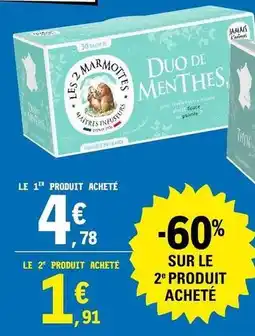 E.Leclerc Duo de menthes offre