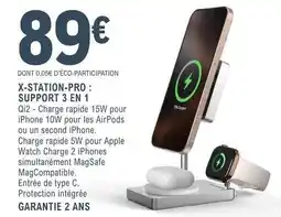 E.Leclerc Apple - x-station-pro : support 3 en 1 offre
