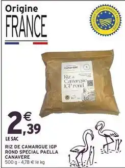 Intermarché Riz de camargue igp rond special paella offre
