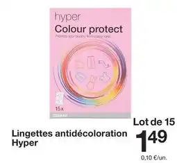 Zeeman Lingettes antidécoloration hyper offre