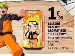 E.Leclerc Boisson gazeuse aromatisée ultra pop offre