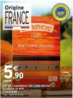 Intermarché Riz de camargue igp long rouge cuisson offre