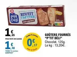 E.Leclerc Goûters fourrés offre