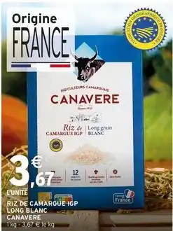 Intermarché Riz de camargue igp long blanc offre