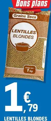 E.Leclerc Lentilles blondes offre